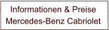 Informationen & Preise  Mercedes-Benz Cabriolet