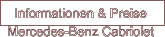 Informationen & Preise  Mercedes-Benz Cabriolet